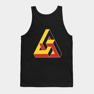 3D Impossible Triangular Object Tank Top